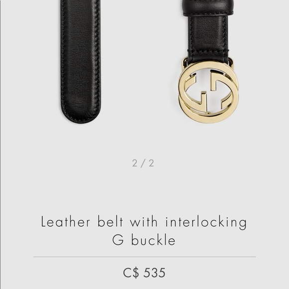 **GUCCI GG BELT** - Picture 11 of 12